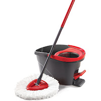 O-Cedar EasyWring Microfiber Spin Mop and Bucket Floor Cleaning System 