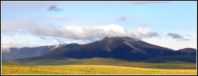 Looking North from the 87 in Montana USA.