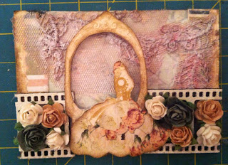 mixed media bacgkground, how to do mixed media bacground, ATC, Shabby vintage, title=