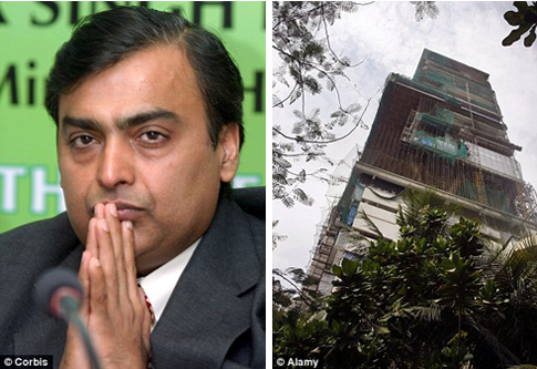 Mukesh Ambani Pria Terkaya India - rumah mewah 27 lantai di  Mumbai, India