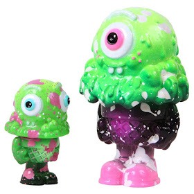 Kickstarter Green Exclusive 2-Faced Mister Melty 3” & Mister Melty 5” Figures by Buff Monster