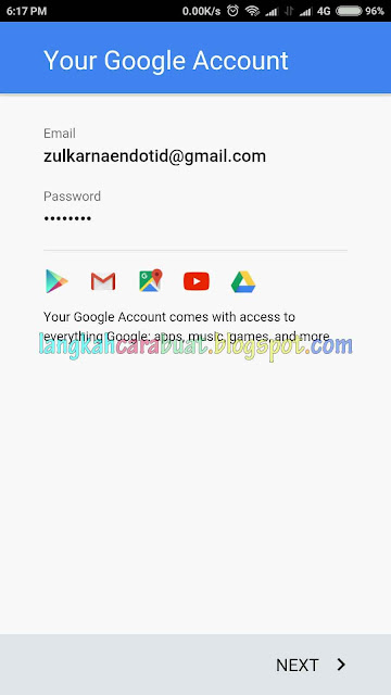 Cara Menambahkan Akun Google Di Android