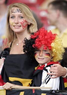 Fifa World Cup 2010 : German Cute Girls  Fans on Africa Stadium Photos