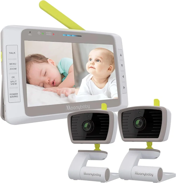 Moonybaby Split 50 Low EMF Non-WiFi Baby Monitor