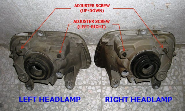 From My Desk: How to adjust Perodua Kancil Headlamps