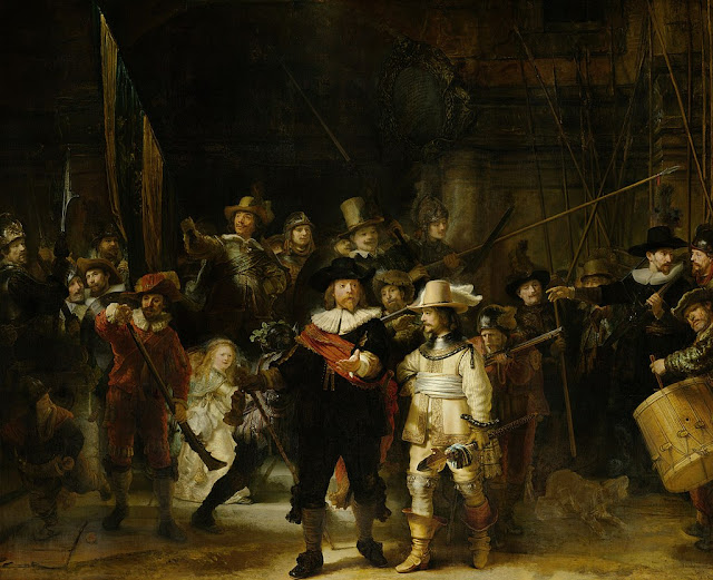 quadro Ronda Noturna de Rembrandt no Rijksmuseum