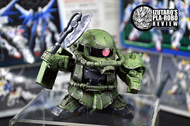 MS-06F ZAKU II SD GUNDAM G GENERATION review by syazrin syauqi