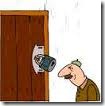 locked door