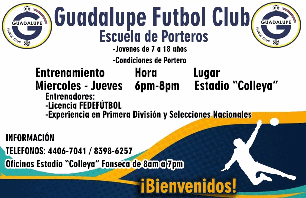 Guadalupe FC los invita a ser parte de sus filas....