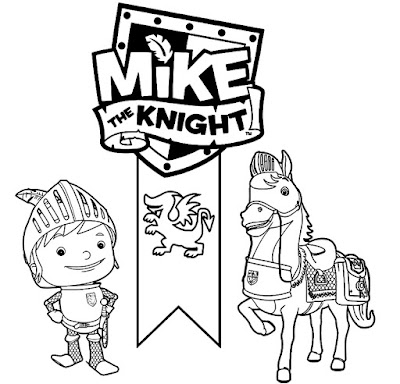 Desenhos do Mike o Cavaleiro para Colorir e Imprimir