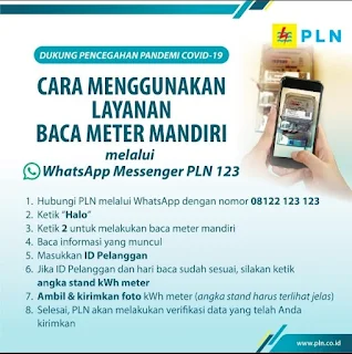 Cara Catat Dan Kirim Foto Meter Listrik PLN Secara Mandiri Melalui Whatsapp 