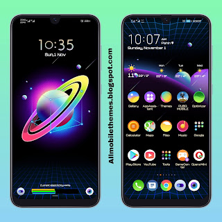 Multiple Color Space Theme FOR EMUI10 & EMUI 10.1 magic Ui