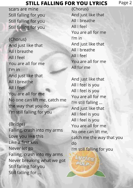 Ellie Goulding - Still Falling For You Lyrics | Tove Lo