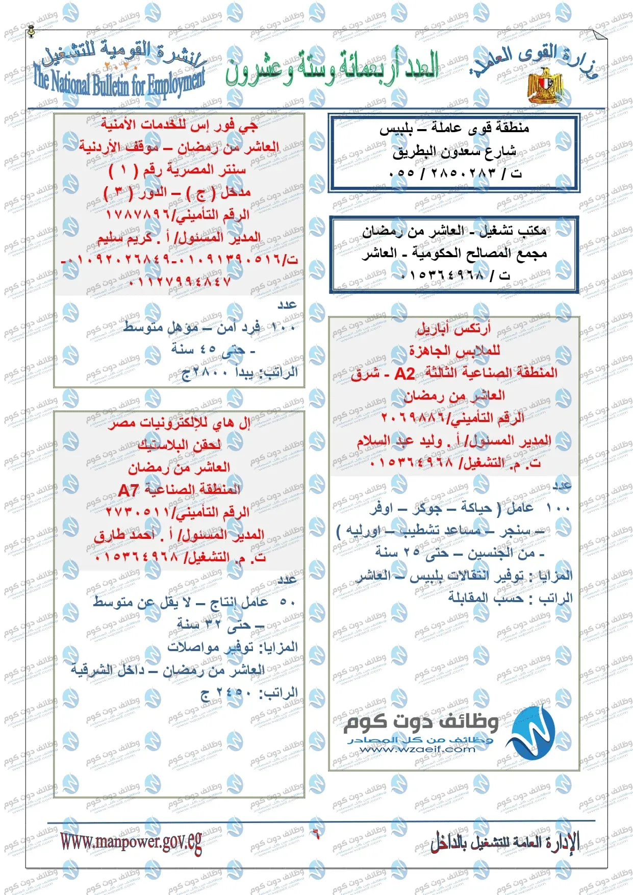 وظائف القوى العاملة والهجرة 2020 قدم لها الان من خلال موقع وظائف دوت كوم