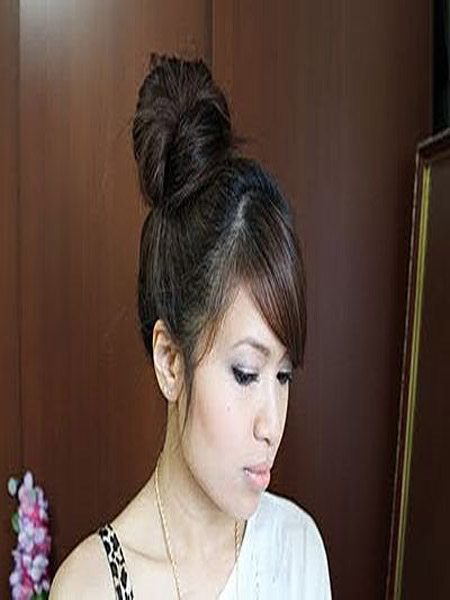 Korean Updo Hairstyles for Women Trends 2013