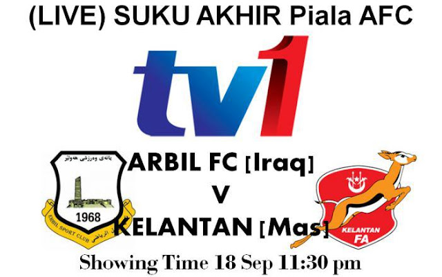 Keputusan Perlawanan Arbil FC vs Kelantan 18 September 2012