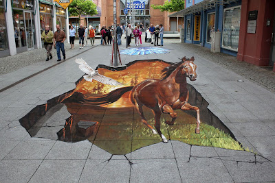 Pinturas 3D en las calles - Tan reales que pueden tocarse