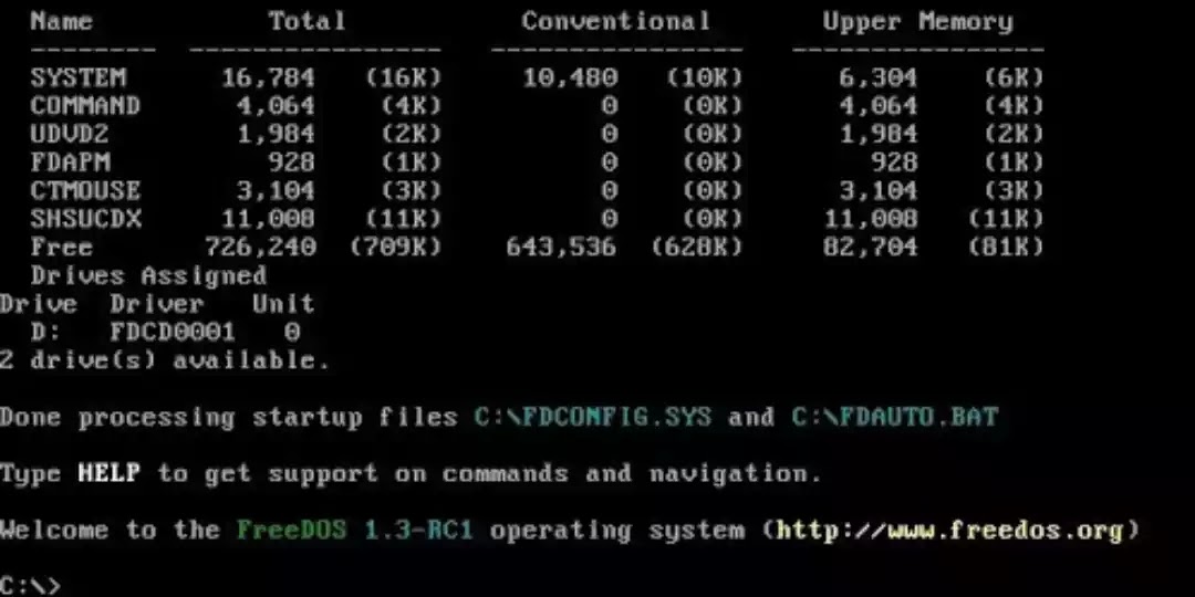 Explain the file and directory structure in what is DOS