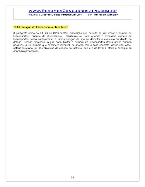 APOSTILA DIREITO PROCESSUAL CIVIL PDF