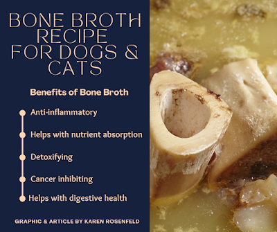 Homemade bone broth for dogs and cats