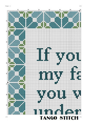 If you met my family funny cross stitch hand embroidery - Tango Stitch