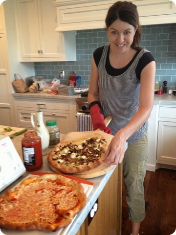 homemade pizza