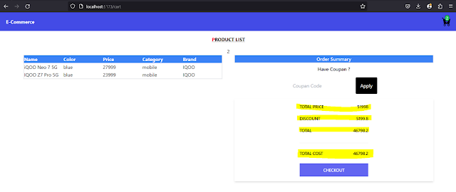 price calculation in react redux saga