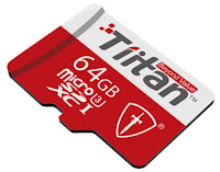 Tiitan 64 GB Class 3 MicroSDHC Card