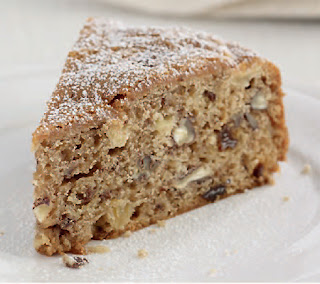 Apple, Raisin, and Pecan Cake