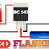 on video Super Led Flasher Circuit With Bc547 Transistor