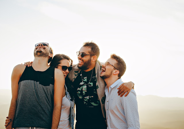 Group of happy people