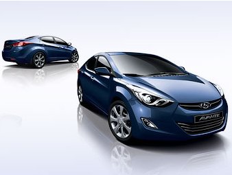 New Interior of Hyundai Elantra