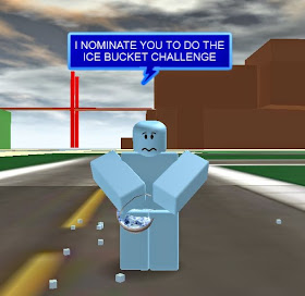 Unofficial Roblox Als Ice Bucket Challenge On Roblox - ice bucket roblox