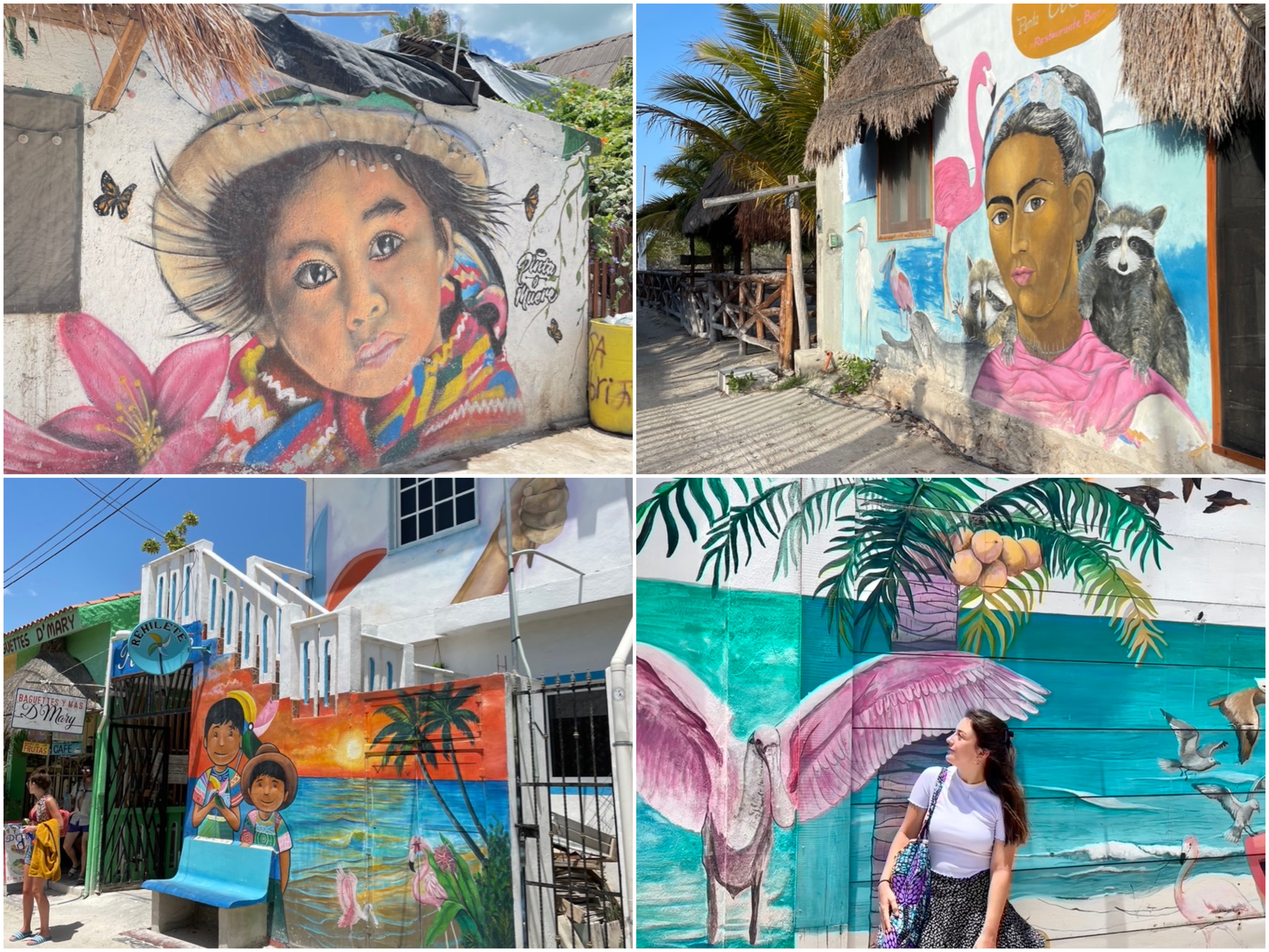 Street-art Holbox Mexique