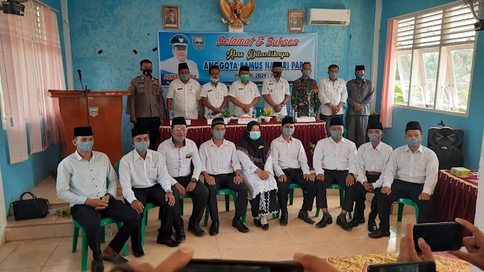 Anggota BAMUS Nagari Parik  Kecamatan  Koto Balingka Pasbar, Resmi Dilantik