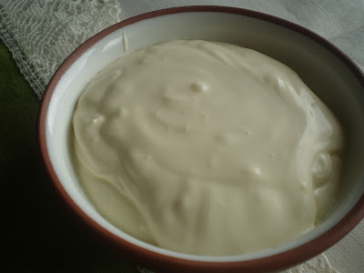 Homemade sour cream