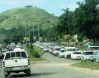 Traffic at Hohola, Port Moresby, PNG