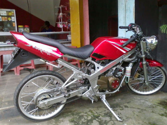 7 Gambar Modifikasi Ninja Ss Warna Merah Modif Simple 