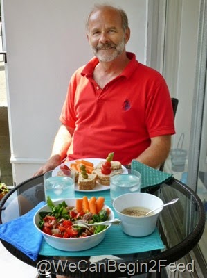 May 31 Lunch outdoors 001