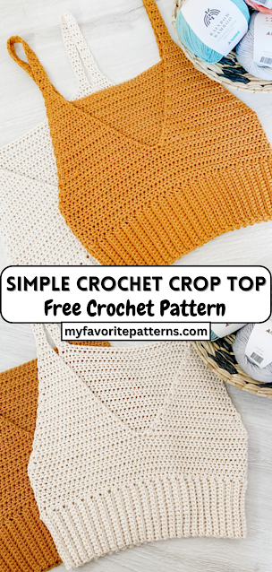 Simple Crochet Crop Top