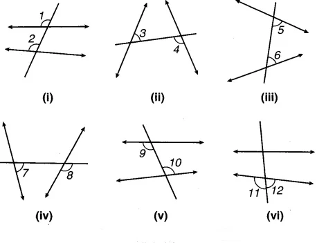 Solutions Class 7 गणित Chapter-5 (रेखा एवं कोण)