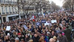 Cerca de 2,5 milhões de pessoas marcham contra terrorismo na França