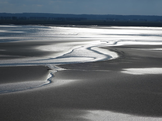 vue de Tombelaine sur la baie