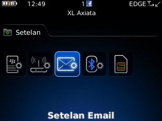 cara setting email di blackberry 8520