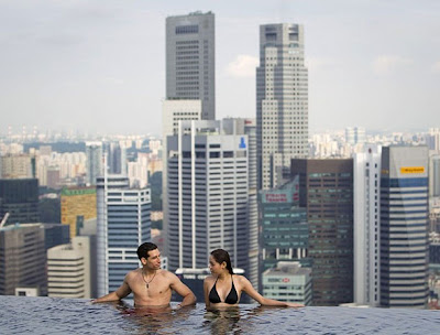 modern hotel exterior - amazing pool