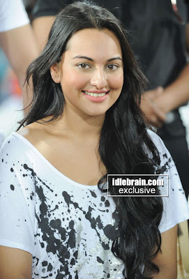 Sonakshi In White Tshirt