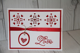 Valentine's Day Card with Saled with Love Stamp Set