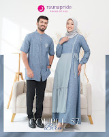 Rauna Terbaru Couple 57 Baju Muslim Sarimbit Lebaran 2023 Anggun Elegan Model Terbaru Best Seller