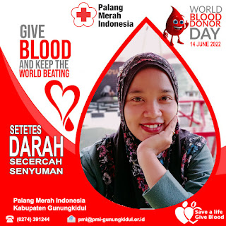 √14 Link Twibbon Hari Donor Darah Sedunia 2022, Untuk Semarakkan World Blood Donor day 14 Juni