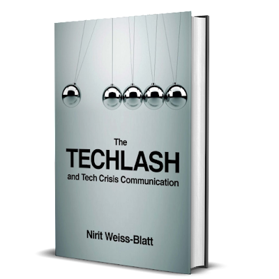 The Techlash and Tech Crisis Communication Nirit Weiss-Blatt Book Cover